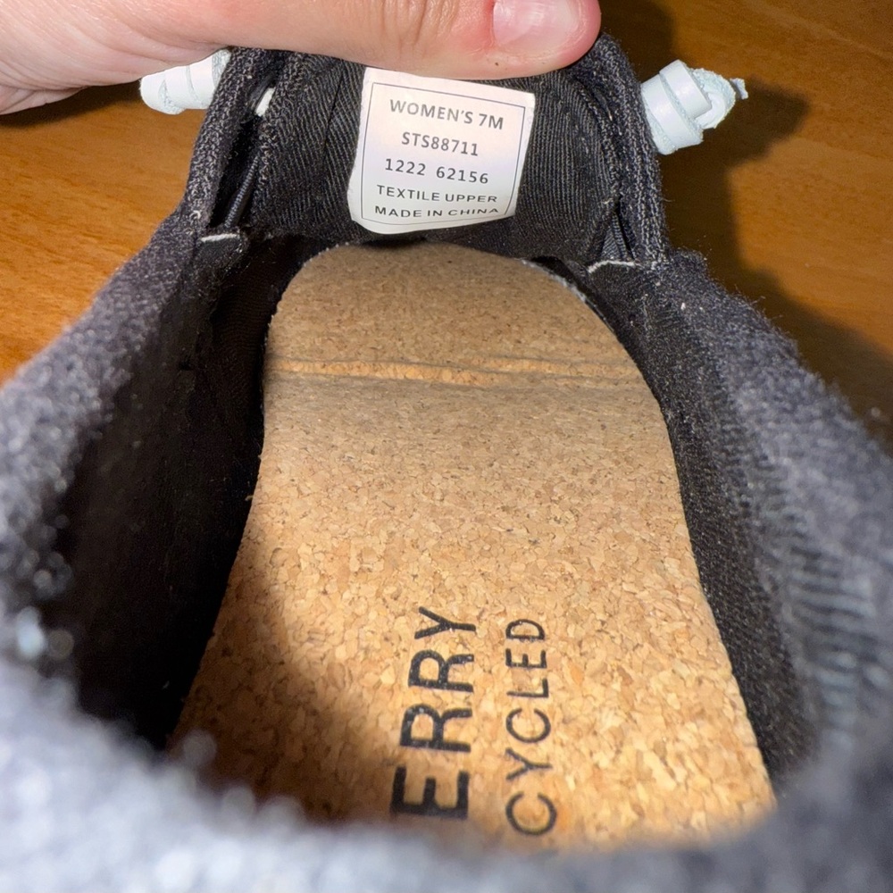 Sperry Black Canvas Sneakers - Picture 7 of 7